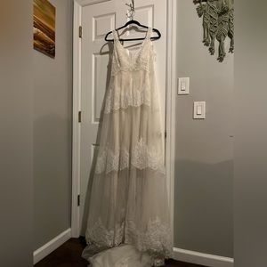 David’s bridal Eyelet lace dress
